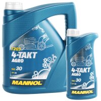 MANNOL 4-TAKT AGRO SAE 30, 4+1 Liter