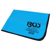 2x BGS Kotflügel-Abdeckplane mit Magnet, 79x59 cm