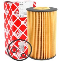 FEBI BILSTEIN Ölfilter + Schraube + MANNOL Energy 5W-30, 5 Liter