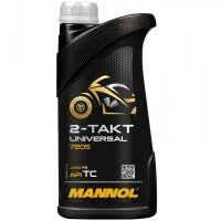 4x MANNOL 2-Takt Universal Motorradöl API TC, 1L