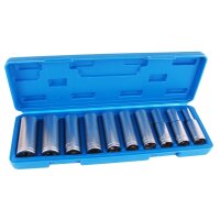 TECPO Steckschlüssel Satz 1/4, 3/8, 1/2, 4-24 mm