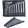 TECPO Maul-Ringschlüssel-Satz SW 1/4"- 5/16", 12-teilig + BGS Wandhalterung