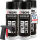 4x TECPO Thermolack Auspufflack Ofenlack 800°C schwarz 400 ml + Pistolengriff