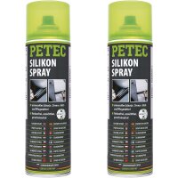 2x PETEC Silikonspray, 500 ml