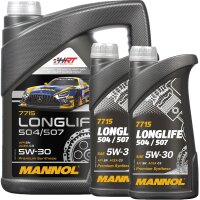 MANNOL Longlife 504 / 507 5W-30, 7 Liter