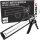 2x PETEC K&D Karosserie Klebe- und Dichtmasse 310 ml schwarz + Skelett-Kartuschenpresse