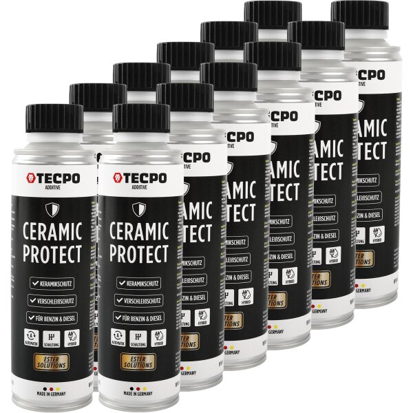 TECPO Keramik Protect ESTER 12x 300 ml Ceramic Antiverschleiß Motorschutz