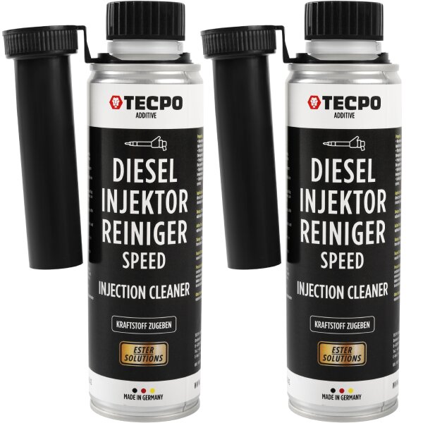 2x TECPO Diesel SPEED Injektor Reiniger Ester, 300 ml