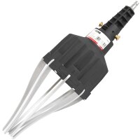 TECPO Druckluft-Montagewerkzeug + Klemmazange + 8x Achsmanschetten Schellen