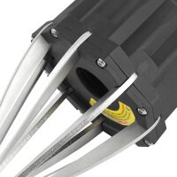 TECPO Druckluft-Montagewerkzeug + Klemmazange + 8x Achsmanschetten Schellen