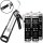4x TECPO KKD 801 Karosserie Klebe- und Dichtmasse, 370g + Presse