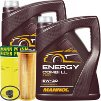 MANN-FILTER Ölfilter + Schraube + MANNOL Energy...