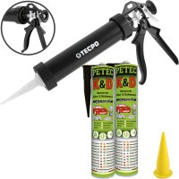 2x PETEC K&D Karosserie Klebe- und Dichtmasse 310 ml...