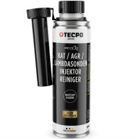 5x TECPO KAT-, AGR-, Lambdasonden- & Injektor-Reiniger ESTER, 300 ml