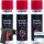 3x TECPO Bremsenreiniger Universal Reiniger, 500 ml + Pistolengriff