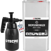 TECPO Bremsenreiniger 5L Kanister + Pumpsprühflasche