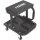 TECPO KFZ Werkstattrollbrett Rollliege 360° drehbar mit 300kg Tragkraft und Kopfstütze + Rollsitz 360° drehbar