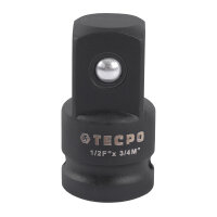 TECPO Kraft-Bit-Einsatz-Satz | T20-T80 | 10-tlg. + Kraft Adaptersatz, 6-teilig