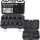 TECPO Kraft-Bit-Einsatz-Satz | T20-T80 | 10-tlg. + Kraft Adaptersatz, 6-teilig