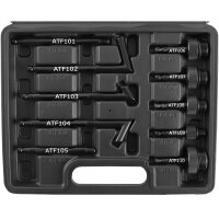 TECPO Getriebeöl-Einfüllgerät 7,5 L mit 20 Adapter + Einfülltrichter