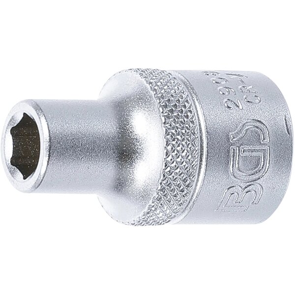 BGS Steckschlüssel-Einsatz Sechskant | Antrieb Innenvierkant 12,5 mm (1/2") | SW 8 mm