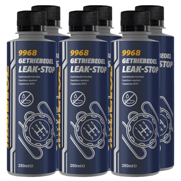 6x MANNOL Getriebeöl Leak-Stop, 250mL