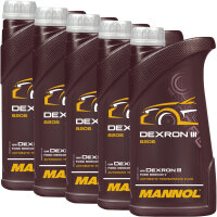 5x MANNOL ATF Öl Dexron III Automatik...
