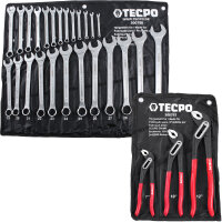 TECPO Maulringschlüssel-Satz, 6-32mm, 25-tlg.+...
