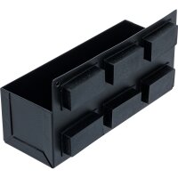 PETEC Steinschlag- & Unterbodenschutz, Spray, schwarz, 3x 500 ml + BGS Spraydosen-Ablage