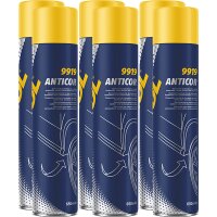 6x MANNOL Unterbodenschutz schwarz Spraydose, 650 ml