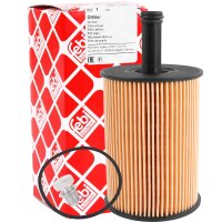 FEBI BILSTEIN Ölfilter + Schraube + MANNOL Energy 5W-30, 5x1 Liter