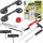 2x PETEC Scheibenkleber-Set 310mL + TECPO Ausbau-Werkzeug + 2x TECPO Gummi-Doppelsauger