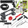 PETEC Scheibenkleber-Set + Ausbau-Werkzeug + Druckluft-Kartuschenpresse + 2x Gummi-Doppelsauger