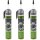 3x PETEC Hochtemperatur-Silikondichtung, dauerelastisch schwarz, 200 ml