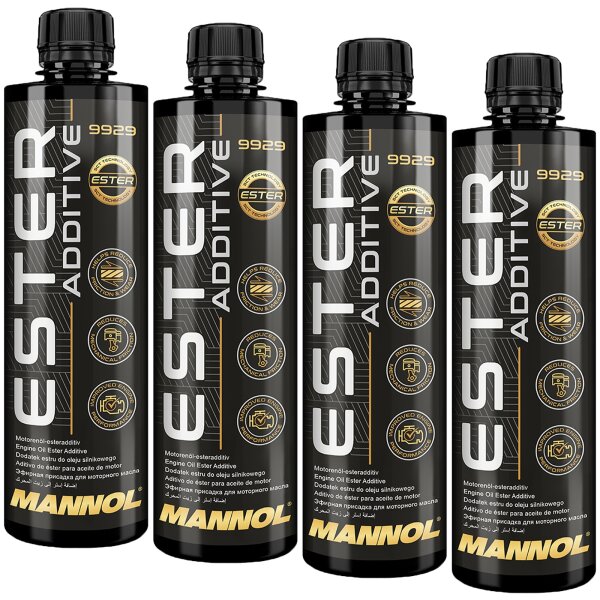 4x MANNOL Ester Additiv, 450mL