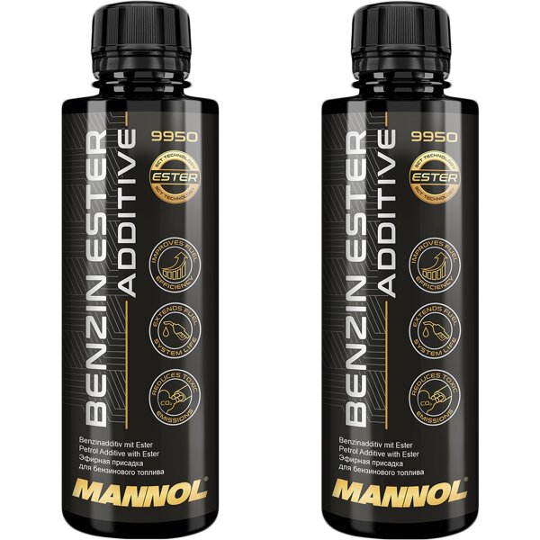 2x MANNOL Benzin Ester Additive, 250 ml
