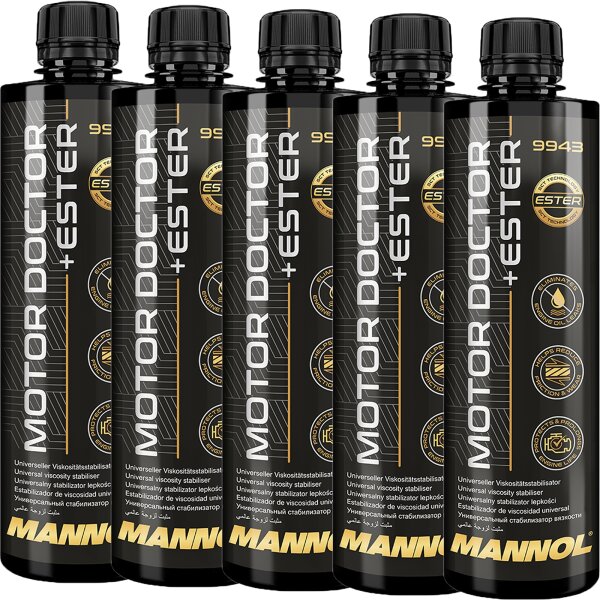 5x MANNOL 9943 Motor Doctor + Ester, 450 ml