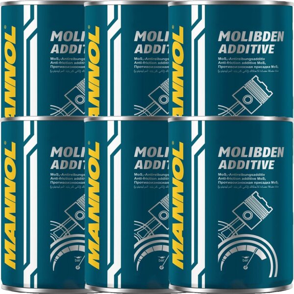 6x MANNOL Molibden Additive, 300 ml