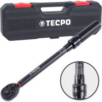 TECPO Drehmomentschlüssel 10-60 Nm + Zündkerzen-Gelenkeinsatz 3/8" + 4x NGK Zündkerzen