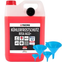 TECPO Kühlerfrostschutz G12+ -40°C, 5 Liter +...