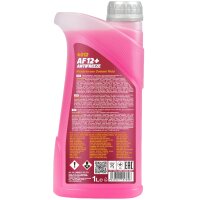10x MANNOL Longlife Kühlerfrostschutz AF12+, 1 Liter