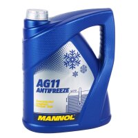 5x MANNOL Kühlerfrostschutz AG11, 5L