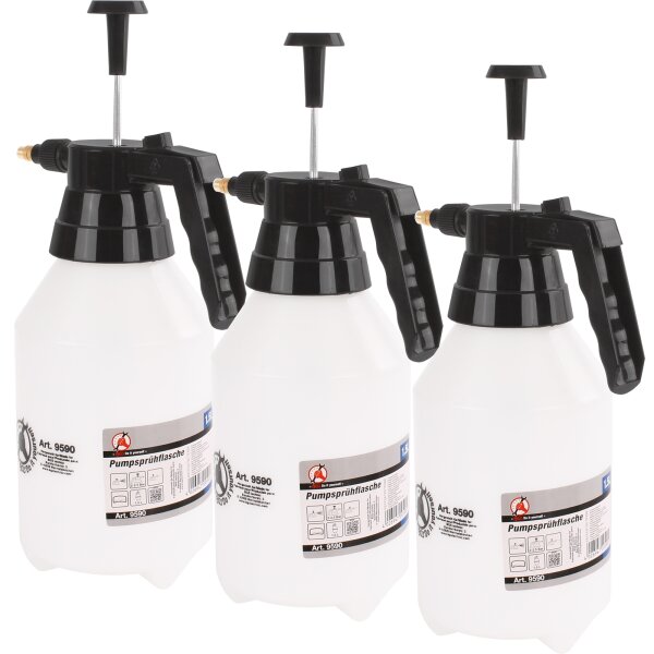 3x BGS DIY  Pumpsprühflasche | 1,5 l