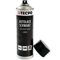 3x TECPO Autolack schwarz glänzend 500 ml +...