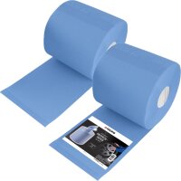 TECPO Bodenständer + Müllsackhalterung + 2 Putztuchrollen 2-lagig, 21 cm Breit