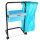 TECPO Bodenständer + Müllsackhalterung + 2 Putztuchrollen 2-lagig, 21 cm Breit