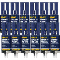 12x MANNOL 2K-Kleber für Metall Epoxidkleber, 30g