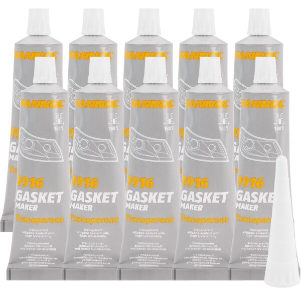 10x MANNOL 9916 Gasket Maker Dichtungsersatz, 85g