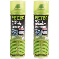 2x PETEC Dicht- & Klebestoffentferner Spray, 500 ml