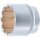 BGS Steckschlüssel-Einsatz Zwölfkant | Antrieb Innenvierkant 12,5mm (1/2") | SW 46mm